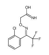 2-[[1-(2-chlorophenyl)-2,2,2-trifluoroethylidene]amino]oxyacetamide结构式