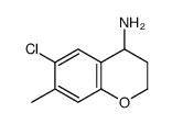 6-chloro-7-methyl-3,4-dihydro-2H-chromen-4-amine Structure