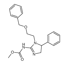 [1-(2-Benzyloxy-ethyl)-5-phenyl-4,5-dihydro-1H-imidazol-2-yl]-carbamic acid methyl ester Structure