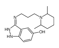 3-[3-(2,6-dimethylpiperidin-1-yl)propylamino]-1H-indazol-5-ol Structure