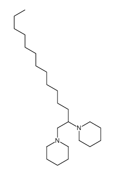1-(1-piperidin-1-yltetradecan-2-yl)piperidine Structure