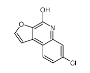 7-chloro-5H-furo[2,3-c]quinolin-4-one结构式