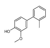 2-methoxy-4-(2-methylphenyl)phenol Structure