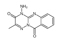 4-amino-2-methyl-[1,2,4]triazino[3,2-b]quinazoline-3,10-dione结构式