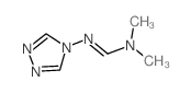 N,N-dimethyl-N-(1,2,4-triazol-4-yl)methanimidamide结构式