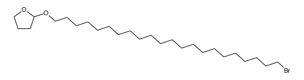 22-bromo-1-(2-tetrahydrofuranyloxy)docosane Structure