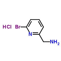 6-溴-2-吡啶甲胺盐酸盐结构式