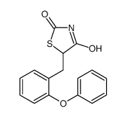 5-[(2-phenoxyphenyl)methyl]-1,3-thiazolidine-2,4-dione结构式