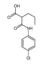 2-[(4-chlorophenyl)carbamoyl]pentanoic acid Structure