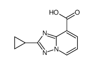 2-cyclopropyl-[1,2,4]triazolo[1,5-a]pyridine-8-carboxylic acid结构式