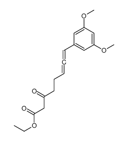 ethyl 8-(3,5-dimethoxyphenyl)-3-oxoocta-6,7-dienoate结构式