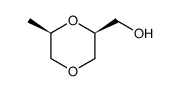 ((2S,6R)-(-)-6-methyl-1,4-dioxan-2-yl)methanol Structure