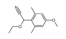 2-ethoxy-2-(4-methoxy-2,6-dimethylphenyl)acetonitrile Structure