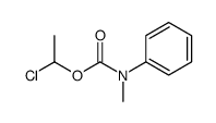 1-chloroethyl N-methyl-N-phenylcarbamate Structure