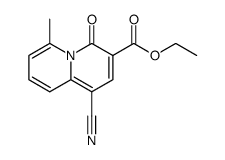 ethyl 1-cyano-6-methyl-4-oxo-4H-quinolizine-3-carboxylate Structure