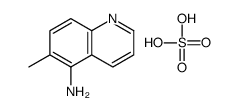 6-methylquinolin-5-amine,sulfuric acid结构式