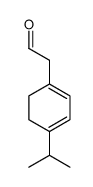 isopropyl cyclohexadiene acetaldehyde Structure