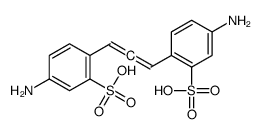 2,2'-(1,3-Propadienediyl)bis(5-aminobenzenesulfonic acid)结构式