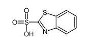 Benzothiazole-2-sulfonic acid structure