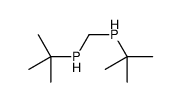 tert-butyl(tert-butylphosphanylmethyl)phosphane结构式