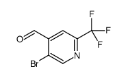 5-溴-2-(三氟甲基)异烟醛结构式