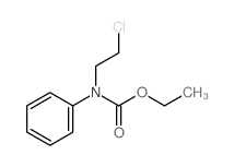 ethyl N-(2-chloroethyl)-N-phenyl-carbamate Structure