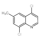 4,8-Dichloro-6-methylquinoline结构式