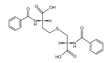 N,N'-dibenzoyl-L,L-cystathionine Structure