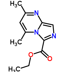 Ethyl 2,4-dimethylimidazo[1,5-a]pyrimidine-6-carboxylate结构式