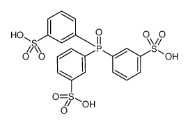 Benzenesulfonic acid, 3,3',3''-phosphinylidynetris- Structure