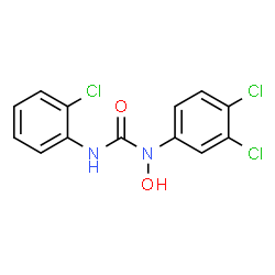 3-(2-Chlorophenyl)-1-(3,4-dichlorophenyl)-1-hydroxyurea Structure