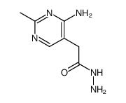 (4-amino-2-methyl-pyrimidin-5-yl)-acetic acid hydrazide结构式