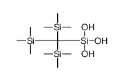 trihydroxy-[tris(trimethylsilyl)methyl]silane结构式