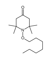 n-heptyloxy-2,2,6,6-tetramethylpiperidin-4-one结构式