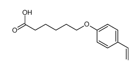 6-(4-vinylphenoxy)hexanoic acid Structure