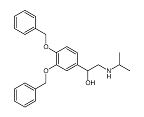 1-<3,4-bis-(benzyloxy)phenyl>-2-(isopropulamino)ethanol结构式