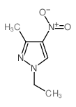 1-Ethyl-3-methyl-4-nitro-1H-pyrazole Structure