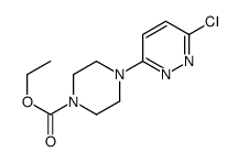 ethyl 4-(6-chloropyridazin-3-yl)piperazine-1-carboxylate结构式