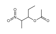 2-nitro-3-acetoxy-pentane Structure