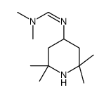 N,N-dimethyl-N'-(2,2,6,6-tetramethylpiperidin-4-yl)methanimidamide Structure