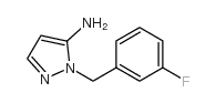 2-[(3-fluorophenyl)methyl]pyrazol-3-amine picture