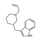 3-[(1-prop-2-enylpiperidin-3-yl)methyl]-1H-indole结构式