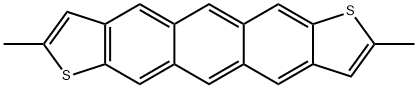 2,8-二甲基蒽并[2,3-B:6,7-B']二噻吩结构式
