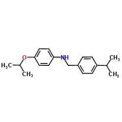 4-Isopropoxy-N-(4-isopropylbenzyl)aniline结构式