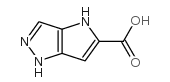 1,4-二氢-吡咯并[3,2-c]吡唑-5-羧酸结构式
