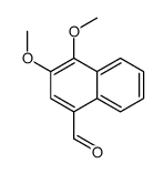 3,4-dimethoxynaphthalene-1-carbaldehyde结构式