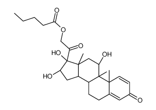 [2-[(8S,9R,10S,11S,13S,14S,16R,17S)-9-fluoro-11,16,17-trihydroxy-10,13-dimethyl-3-oxo-6,7,8,11,12,14,15,16-octahydrocyclopenta[a]phenanthren-17-yl]-2-oxoethyl] pentanoate结构式