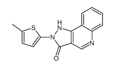 2-(5-methylthiophen-2-yl)-1H-pyrazolo[4,3-c]quinolin-3-one Structure