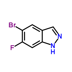 5-Bromo-6-fluoro-1H-indazole structure