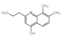 7,8-DIMETHYL-2-PROPYL-4-QUINOLINOL structure